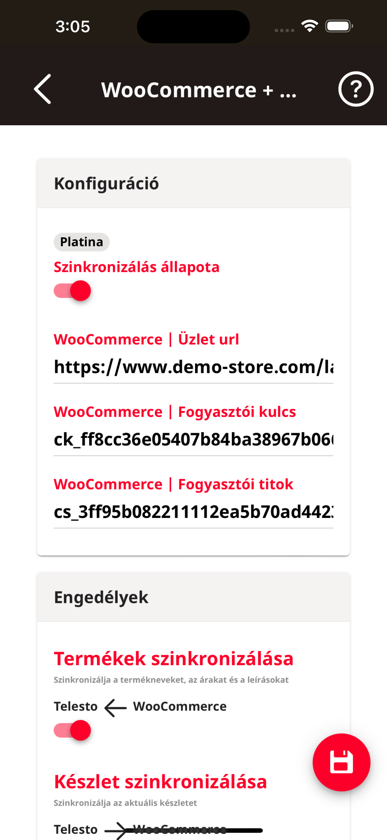 Készletgazdálkodás | Integráció a WooCommerce szolgáltatással