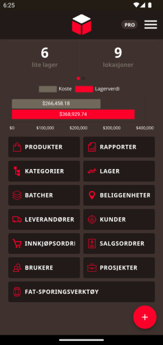 Ny knapp for å få tilgang til keg tracker-modulen | Telesto