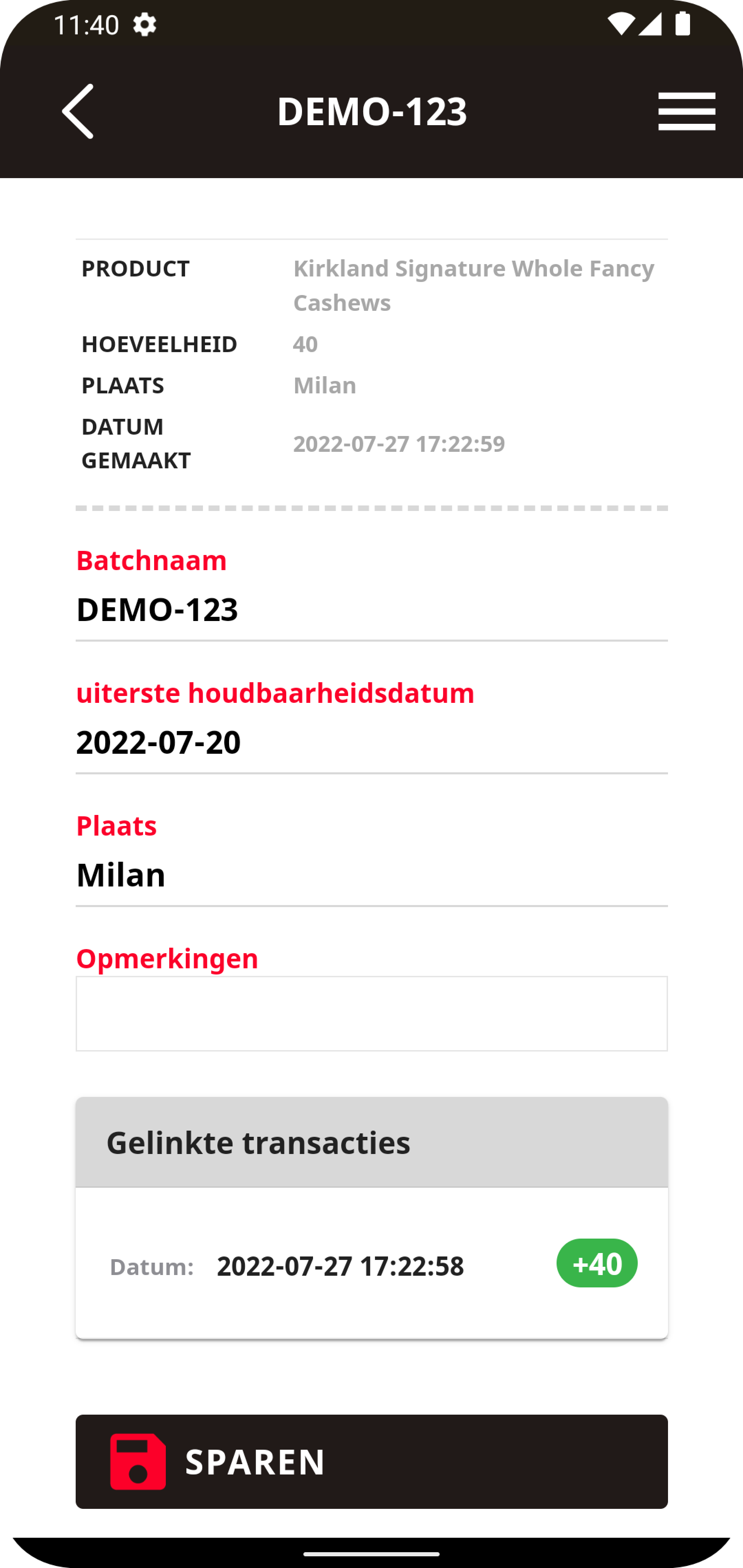 Beheersysteem voor bederfelijke voedselvoorraad