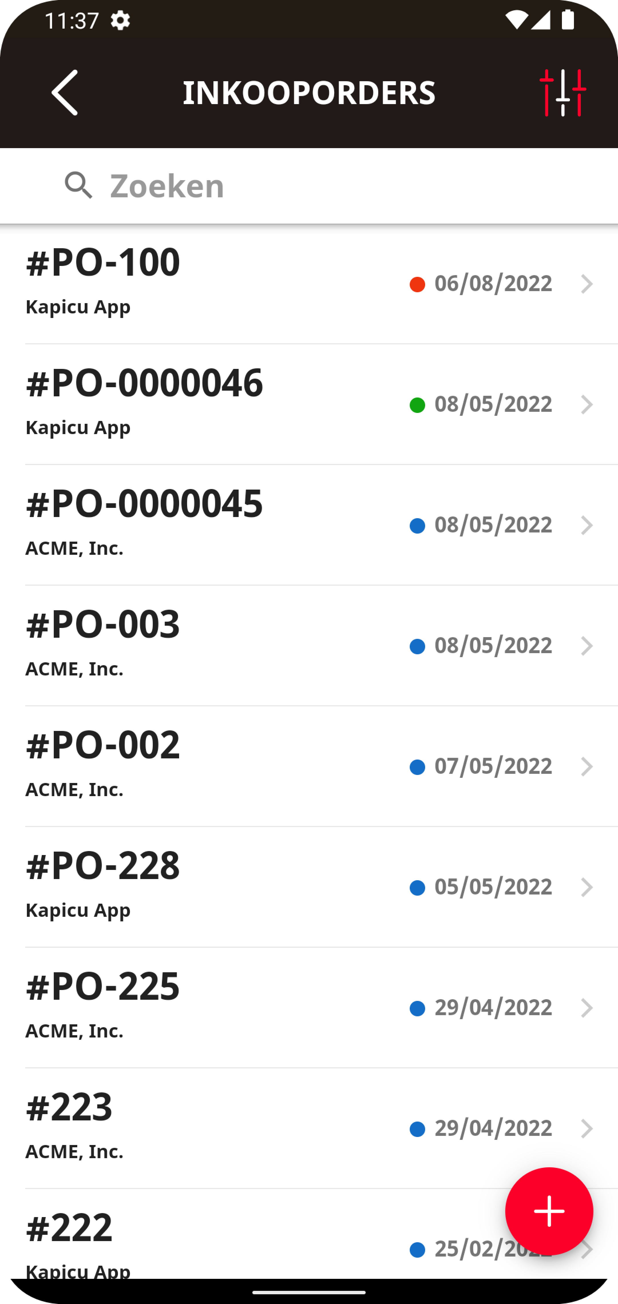 Beste app voor het genereren van inkooporders