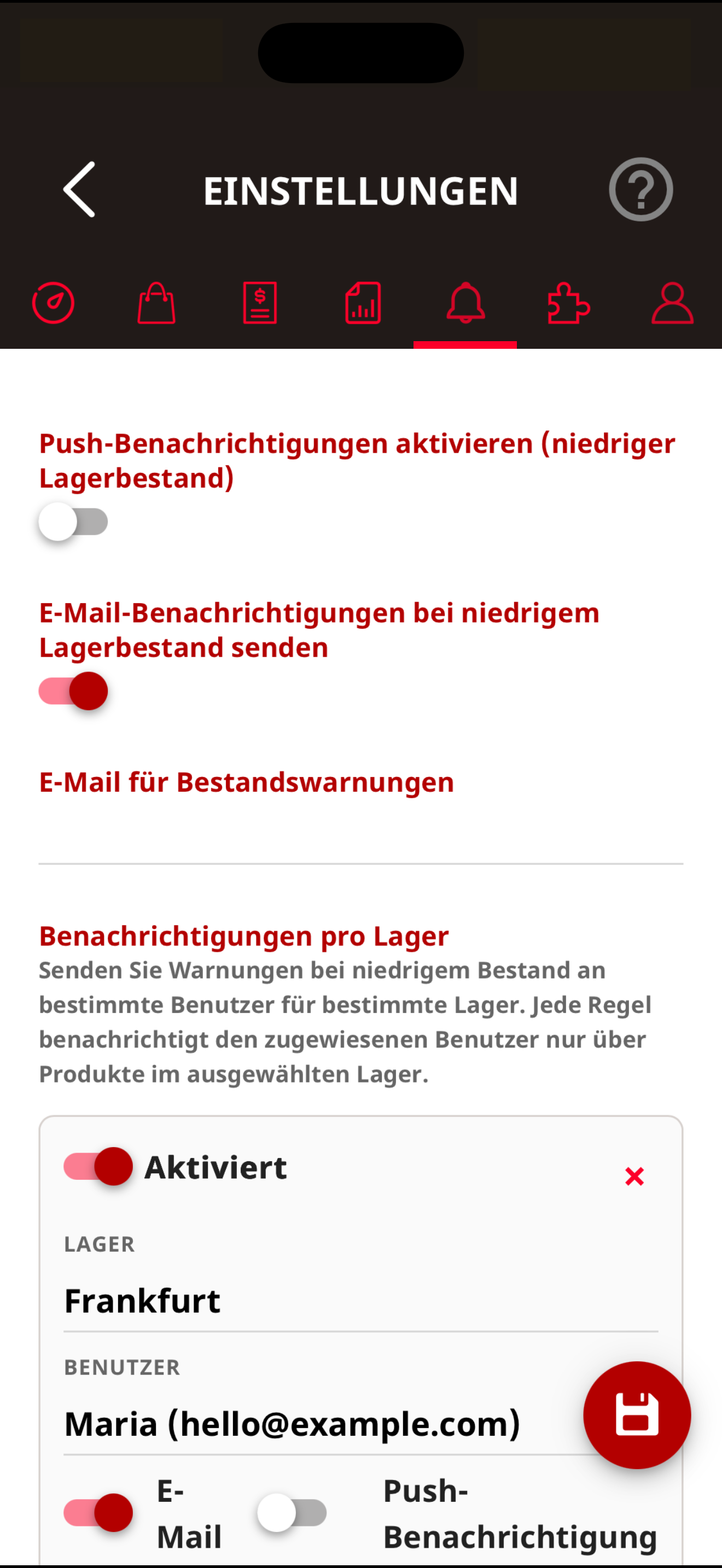 Telesto | Ihr Lagerbestand in Ihrer Hosentasche