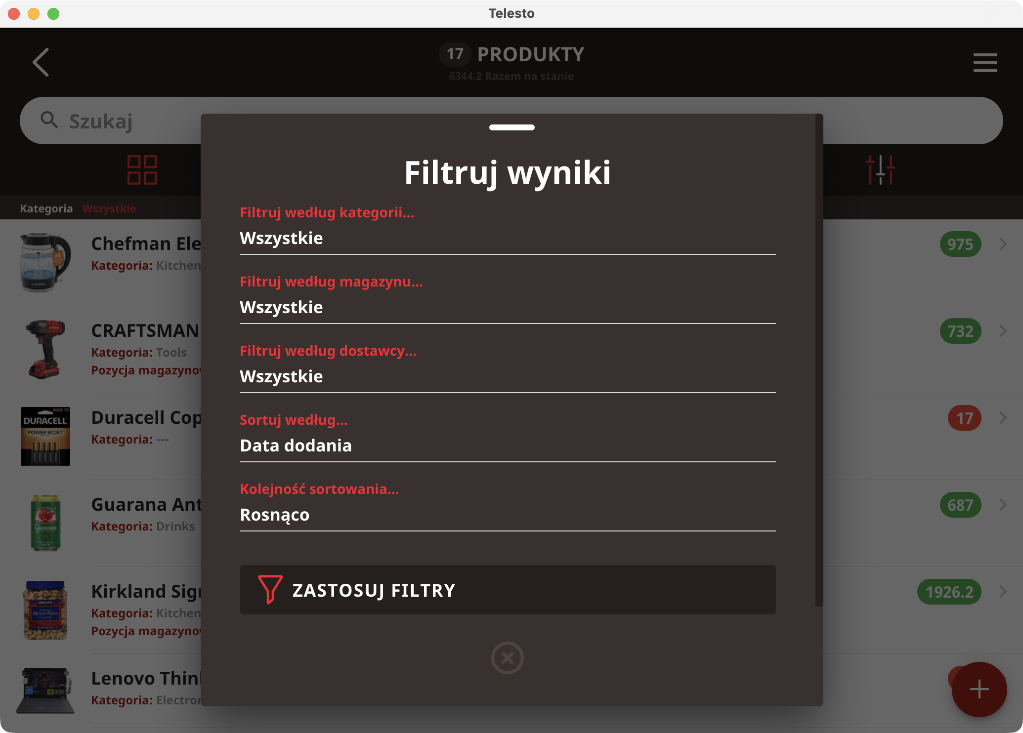 Telesto - Pracuj szybciej na dużym ekranie