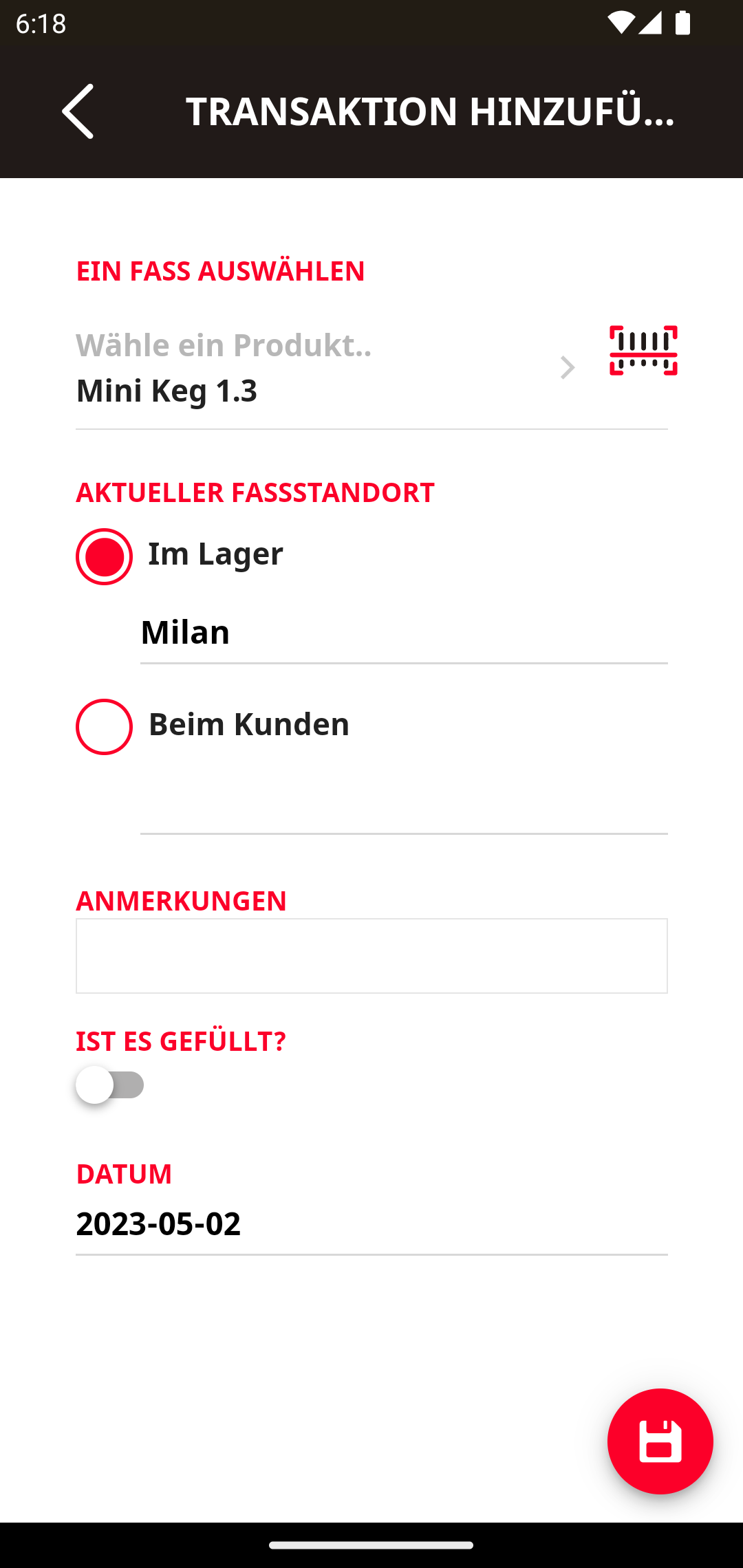 Telesto | Fassverwaltungssystem für Weingüter und Brauereien