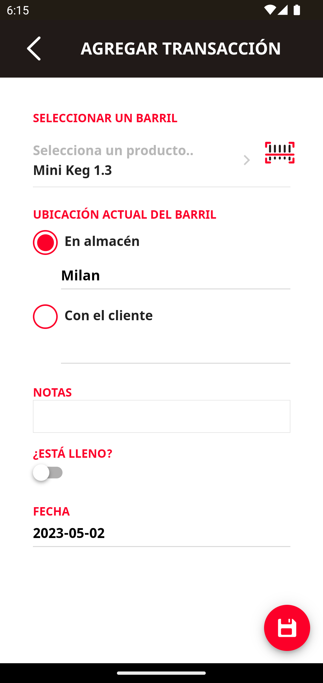 Telesto | Sistema de Gestión de Barriles para Bodegas y Cervecerías