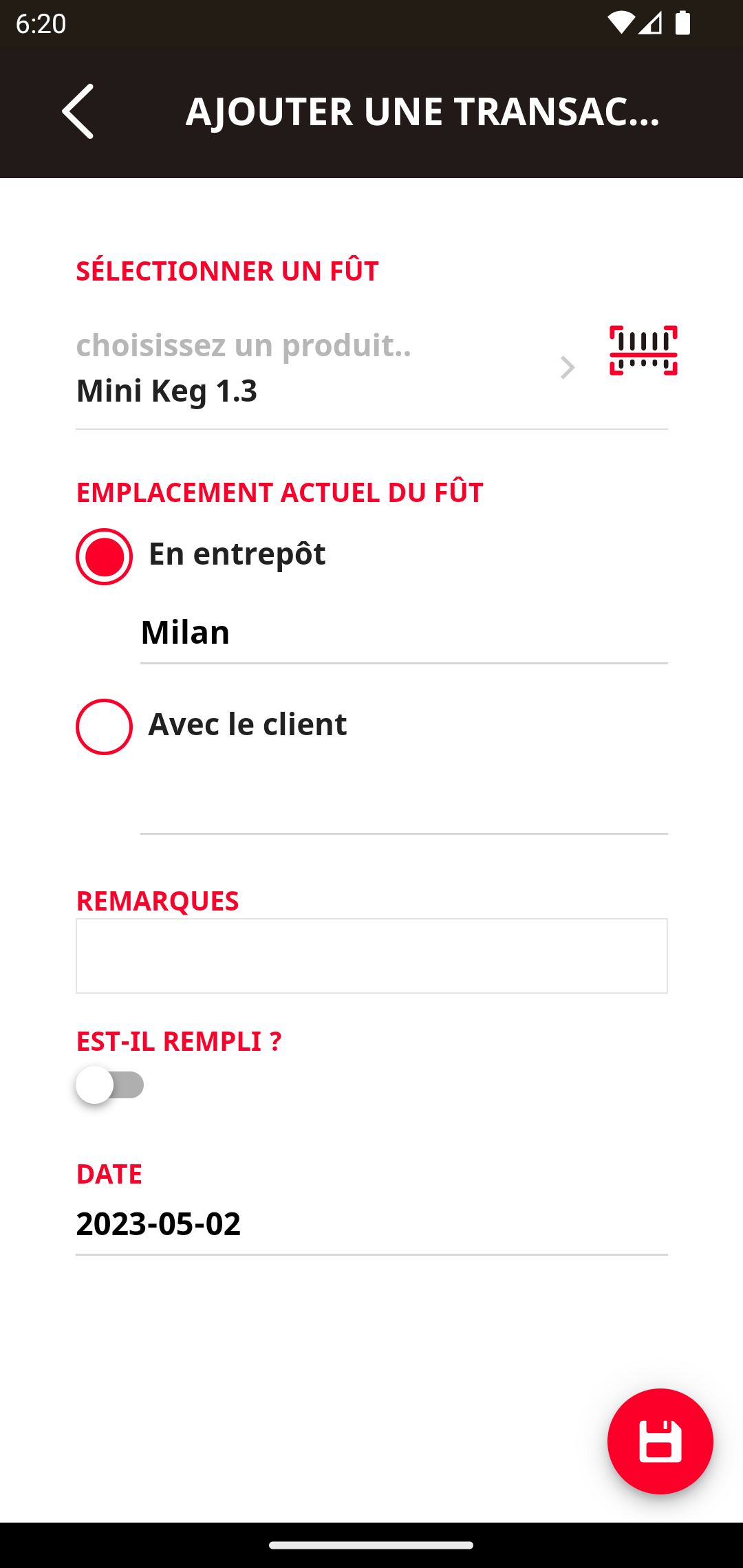 Telesto | Système de gestion de fûts pour les caves à vin et les brasseries