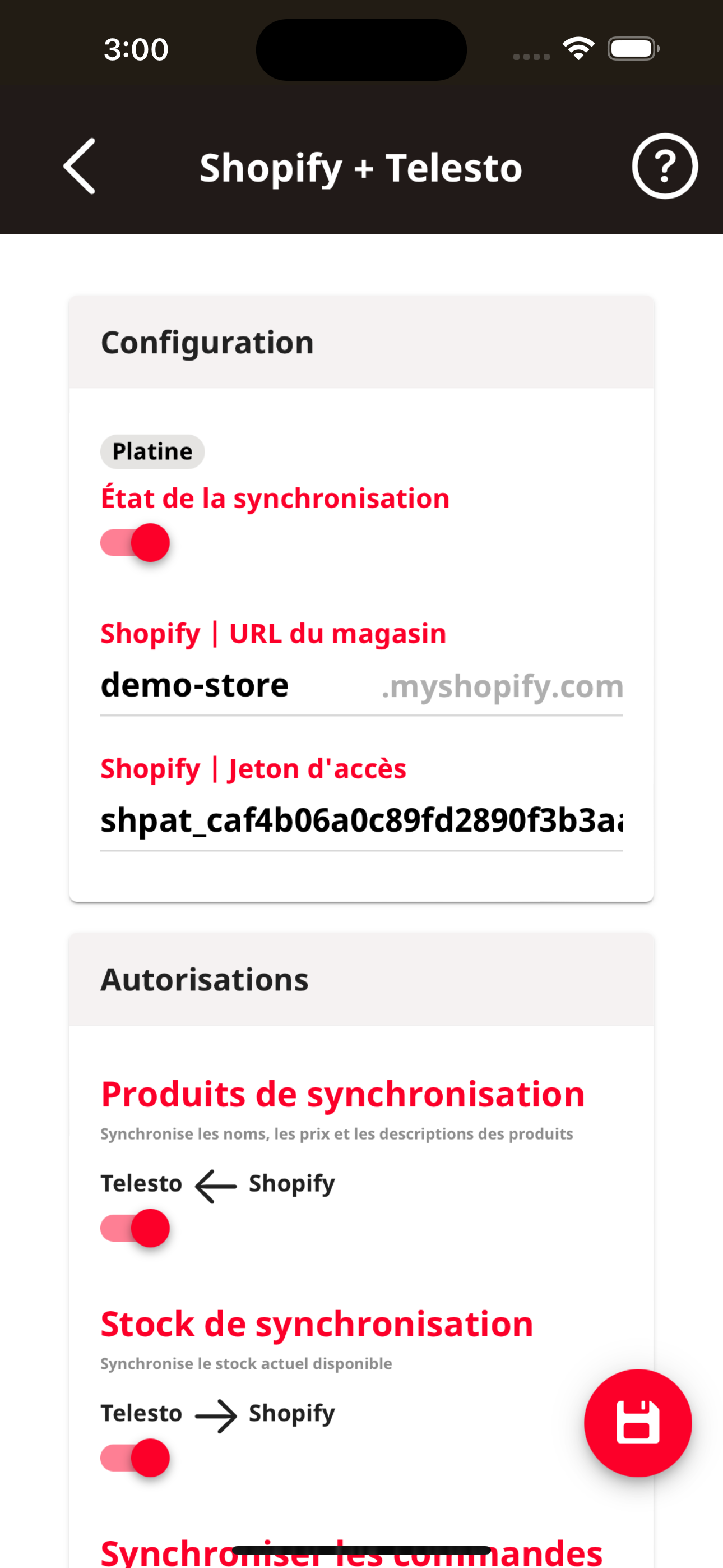 Gestion des Inventaires | Intégration avec Shopify